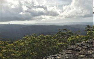 View westward across Blue Mountains National Park